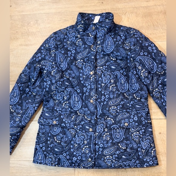 NWT Talbots Quilted Paisley Jacket Size Medium - Picture 5 of 9